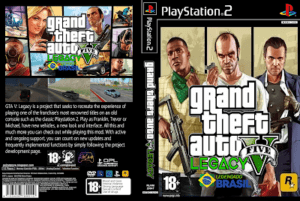 GTA V PARA PS2 NOVA VERSÃO 2023 - GTA 5 LEGACY ISO DO PLAYSTATION 2 