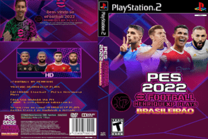 PES 2022 (PS2) COM BRASILEIRÃO E TIMES EUROPEUS ! 