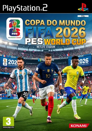 PES World Cup JrPlay (Junho) 2026 ISO PS2