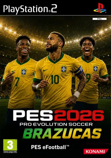 PES Brazucas V7 Copa do Mundo 2026 ISO PS2