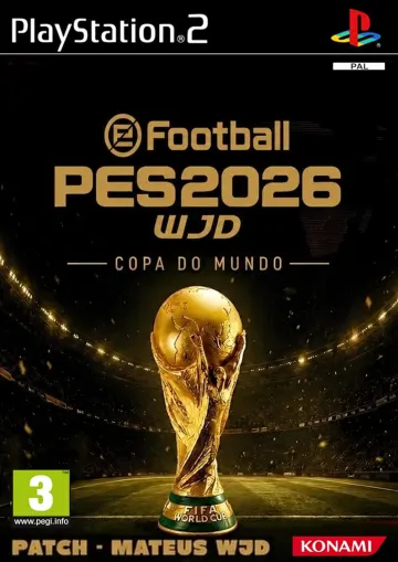 PES eFootball WJD Copa do Mundo 2026 ISO PS2