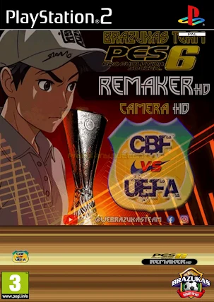 PES6 CBF vs UEFA 2007 REMAKER 2025 ISO PS2