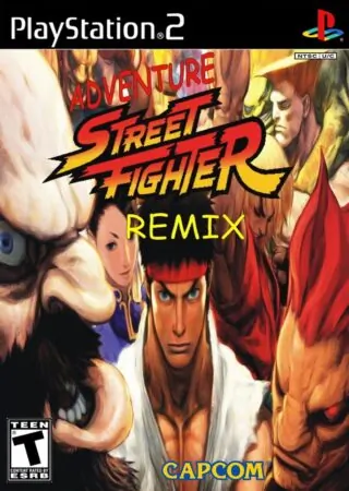 Adventure Street Fighter Remix ISO PS2