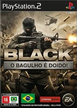 Black Dublado PT-BR + Textura HD + SaveData ISO PS2