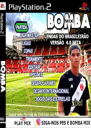Bomba Patch 2022 Mix Lendas do Brasileirão (Fevereiro) ISO PS2