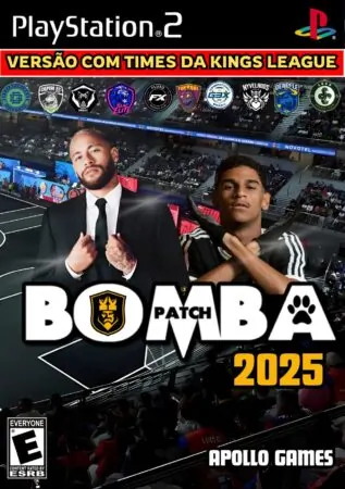 Bomba Patch 2025 Apollo Games + Kings League (Maio) ISO PS2