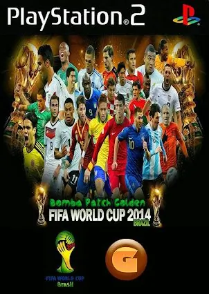 Bomba Patch Golden FIFA World Cup 2014 ISO PS2