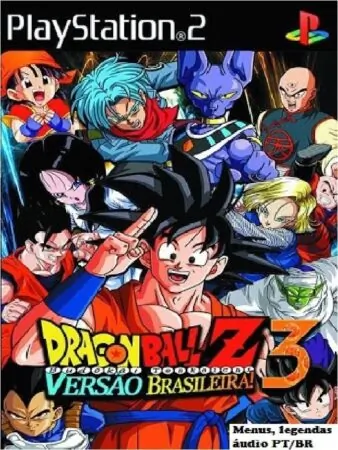 Dragon Ball Z TKC3 Vers&atilde;o Brasileira BETA 3 Dublado e Traduzido PT-BR ISO PS2