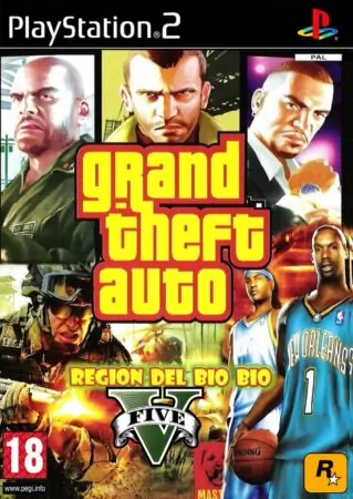 Grand Theft Auto V Region Del Bio Bio ISO PS2