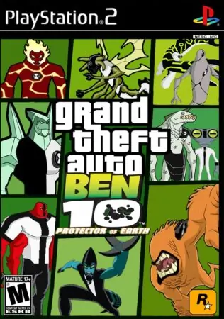 GTA Mod Ben 10 Protector of Earth ISO PS2