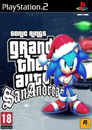 GTA Sonic Mod Especial de Natal ISO PS2