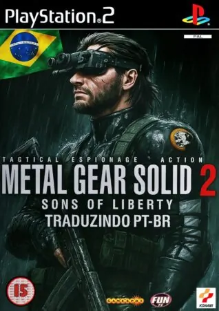 Metal Gear Solid 2 Sons of Liberty PT-BR ISO PS2