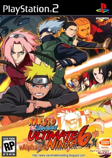 Naruto Shippuden 6 Alpha V3.4 ISO PS2