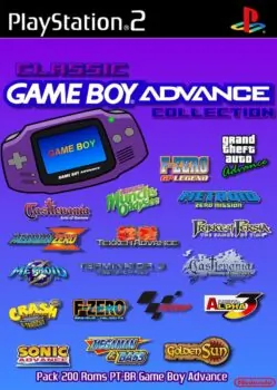 Pack 200 Roms PT-BR Game Boy Advance+TempGBA&nbsp;ISO PS2