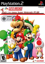 Pack 230 jogos Super Nintendo PT-BR Opl ISO PS2