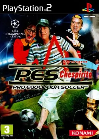 PES 2008 Chespirito Quico Euro Futbol ISO PS2
