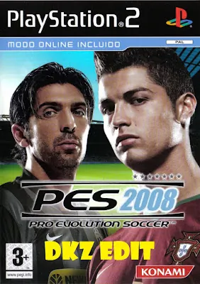 PES 2008 DKZ Edit + OF ISO PS2