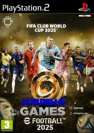 PES 2025 Jubinha Games Mundial de Clubes 2025 ISO PS2