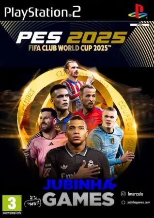 PES 2025 Jubinha Games V2 FIFA World Cup 2025 ISO PS2