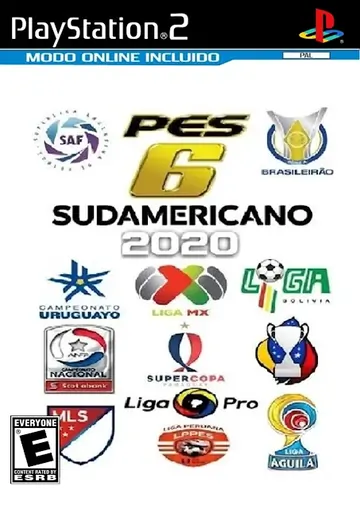 PES 6 SUDAMERICANO 2020 (JULHO) ISO PS2
