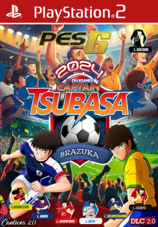 PES 6 Super Campe&otilde;es C&acirc;nticos 2.0 (Outubro) 2024 ISO PS2