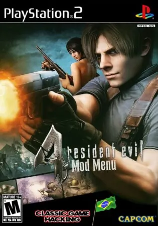 Resident Evil 4 Mod Menu Dublado PT-BR ISO PS2