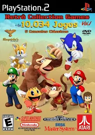 Retrô Game Volume 1-10034 jogos ISO PS2