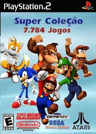 Super Collection 7.784 Games ISO PS2