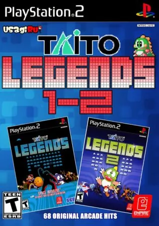 Taito Legends 1 e 2 ISO PS2