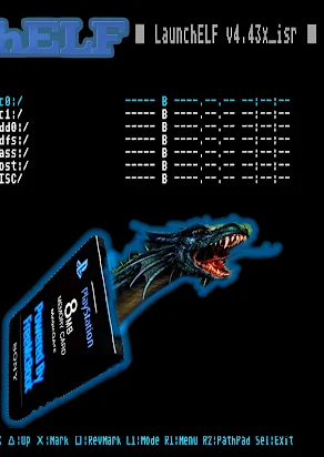 wLaunchELF 4.43x_ISR projeto Mod ISO PS2